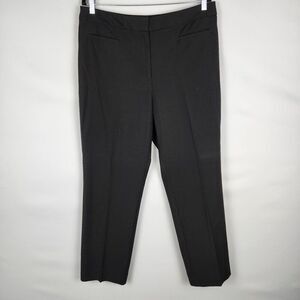 Talbots Heritage Pants Women Black Ankle Slacks Office Career Classic SZ 14